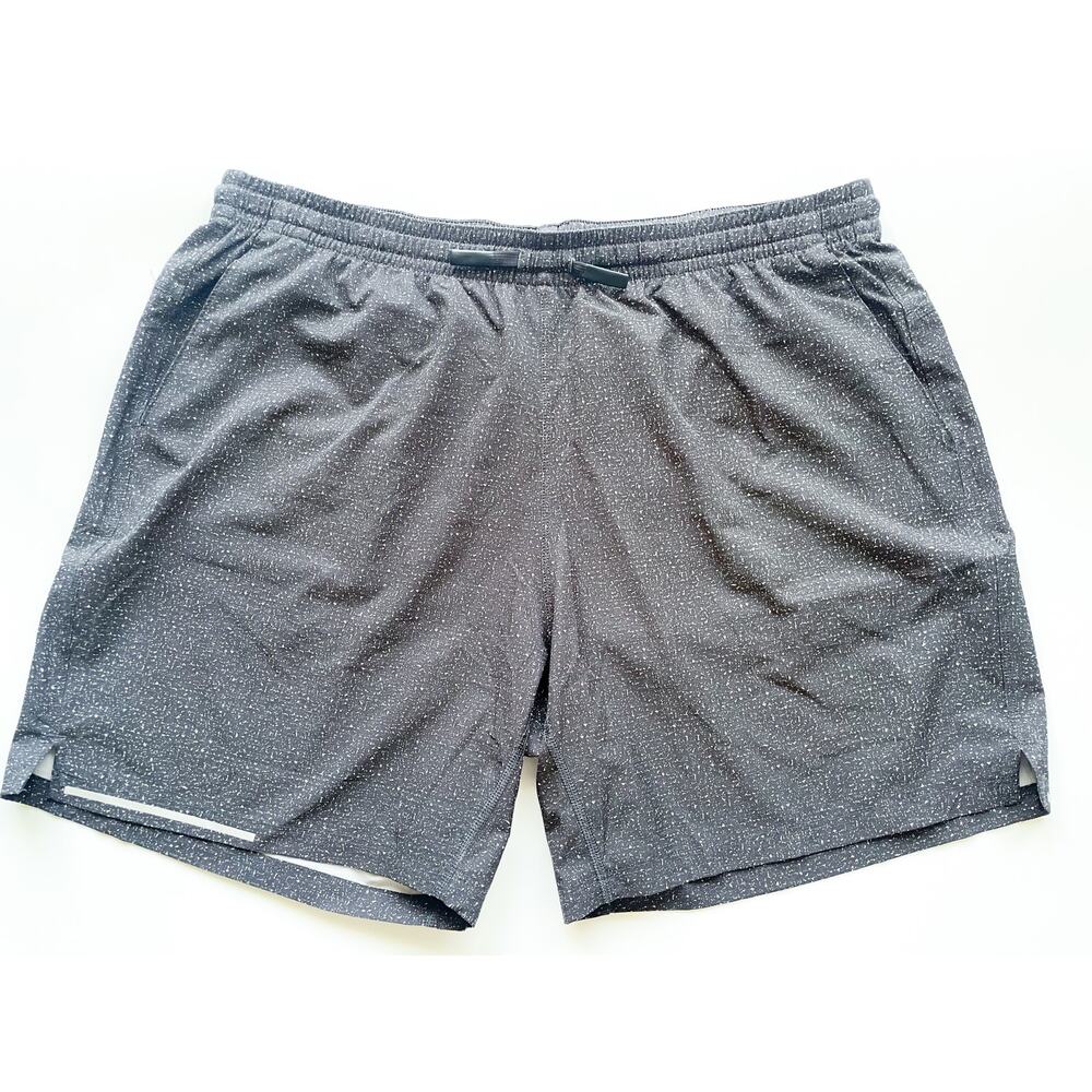 Men's Bear Bottom Black and Gray Athletic Shorts 7" Inseam Size XXL